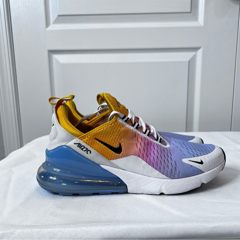 NIKE AIR MAX 270 Men’s Summer Gradient/Sunset University Gold AH8050-702 SZ:9.5